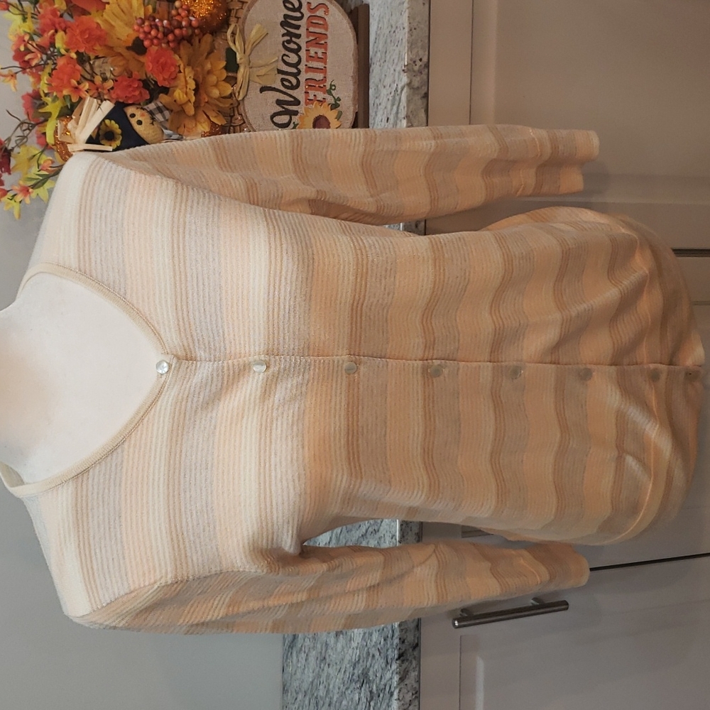 Ann Taylor Lightweight Buttondown  Sweater with Decorative Buttons